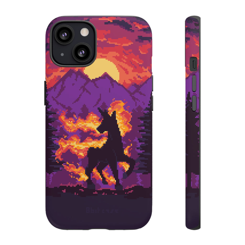 The Majestic - Retro Pixel Art Phone Case